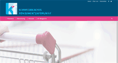 Desktop Screenshot of konsum.ch